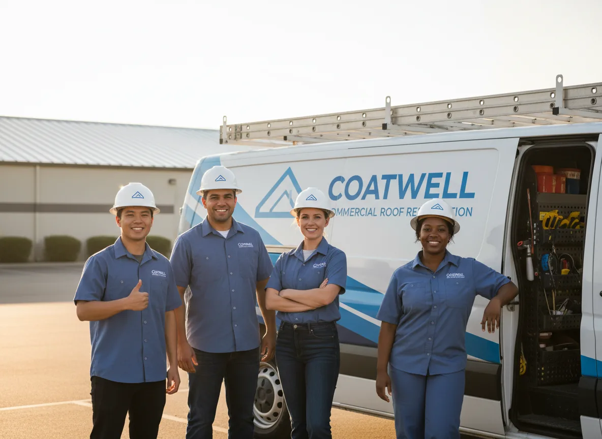 Commercial roof coating company in Amesville, OH